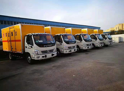 市中爆破器材运输车